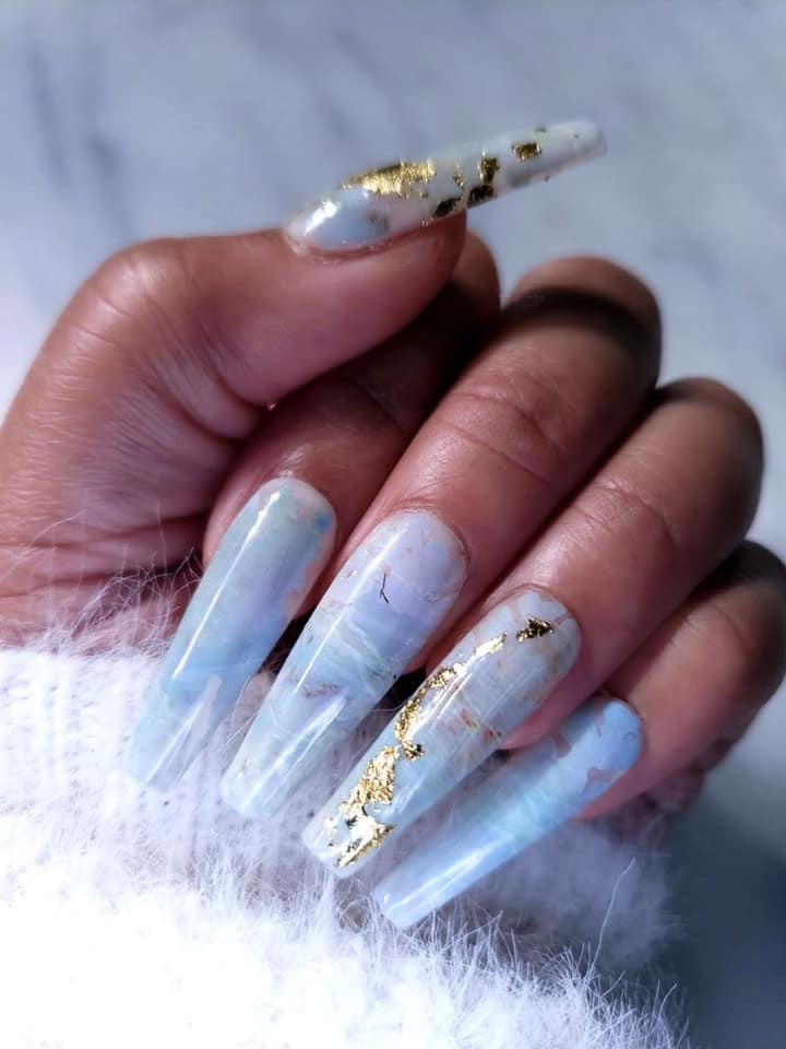 40 Hermosas Ideas Para Uñas Azul Cielo 💙💙💙 Fashion Lifestyle Trends