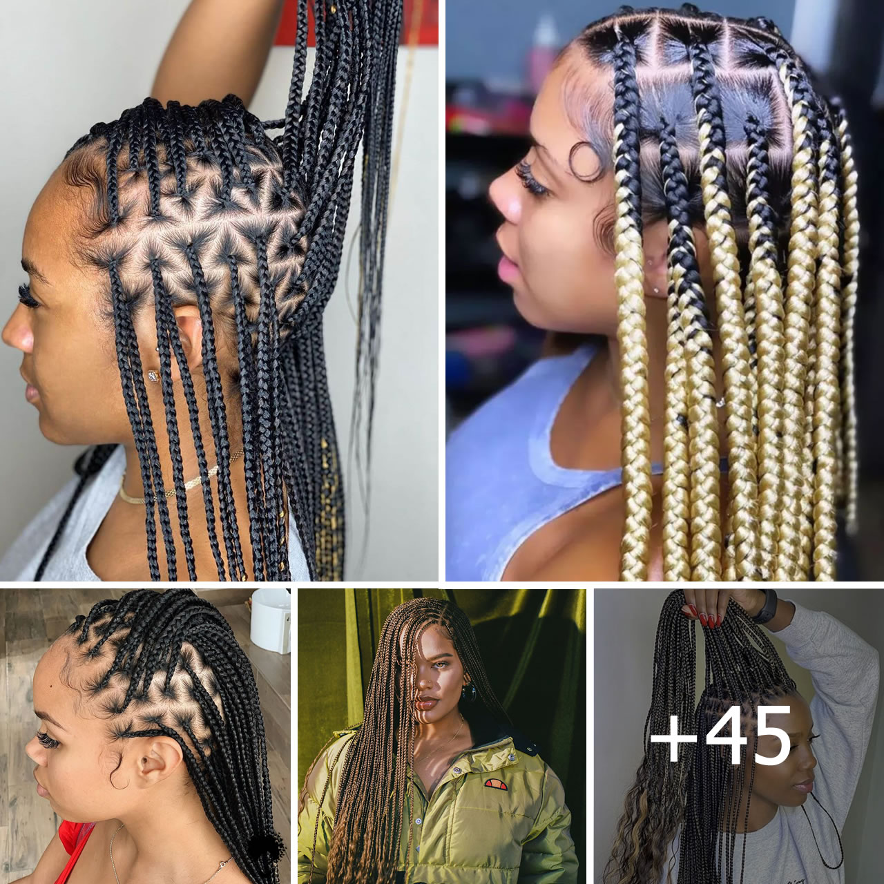 45 Knotless Braid Styles 2023 Jumbo Lose Braids And More Fashion Lifestyle Trends 2924