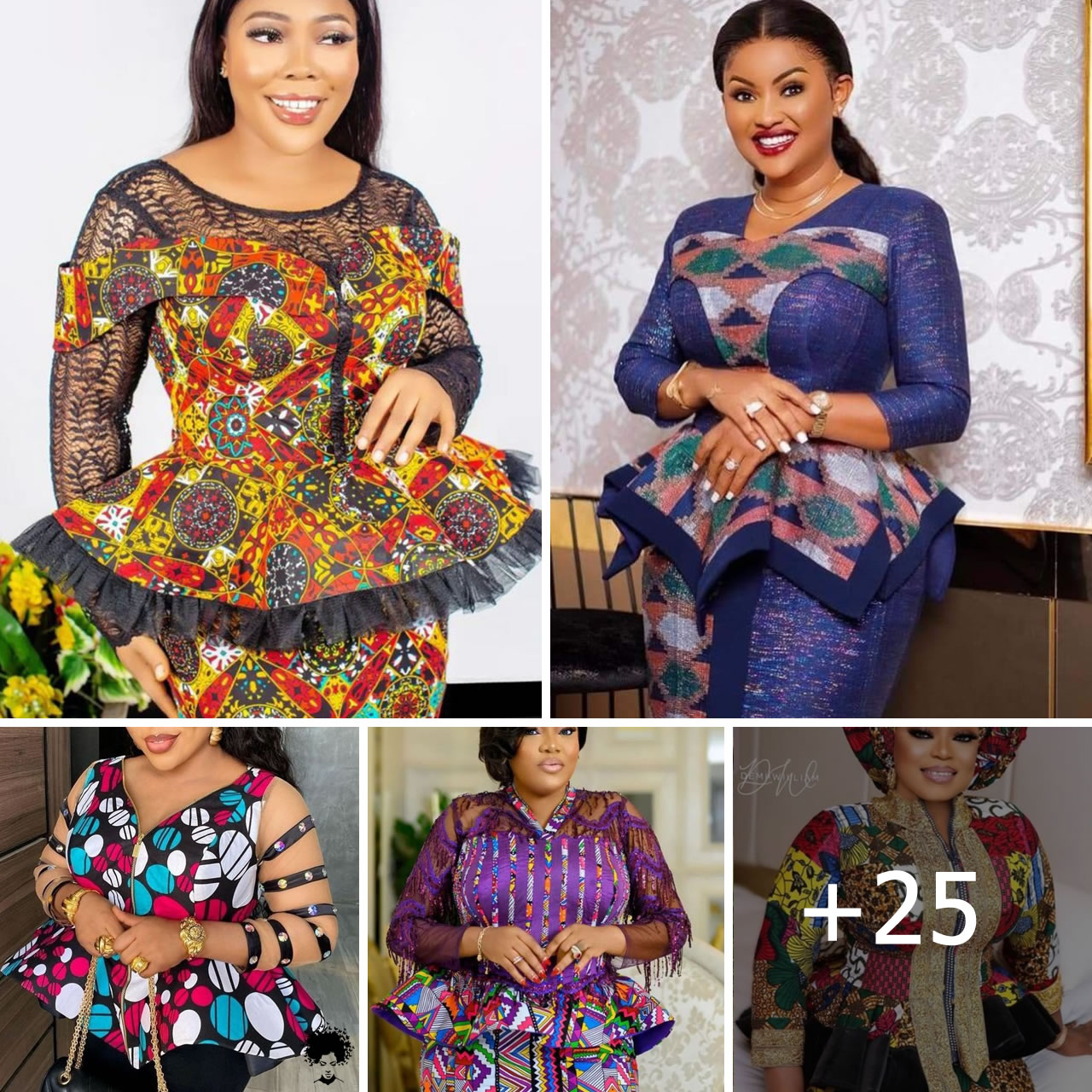 25+ Fascinating Ankara Peplum Blouse Styles For Stylish Ladies ...