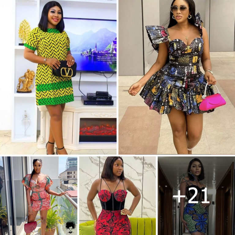 Latest-Short-Ankara-Gown-2021-For-Ladies_-Lovely-Dresses-To-Stunned-You ...