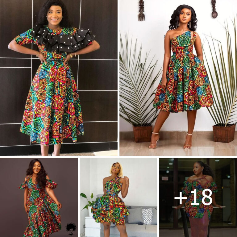 40 Fascinating Ankara Short Gown Dress Styles For A Stylish And