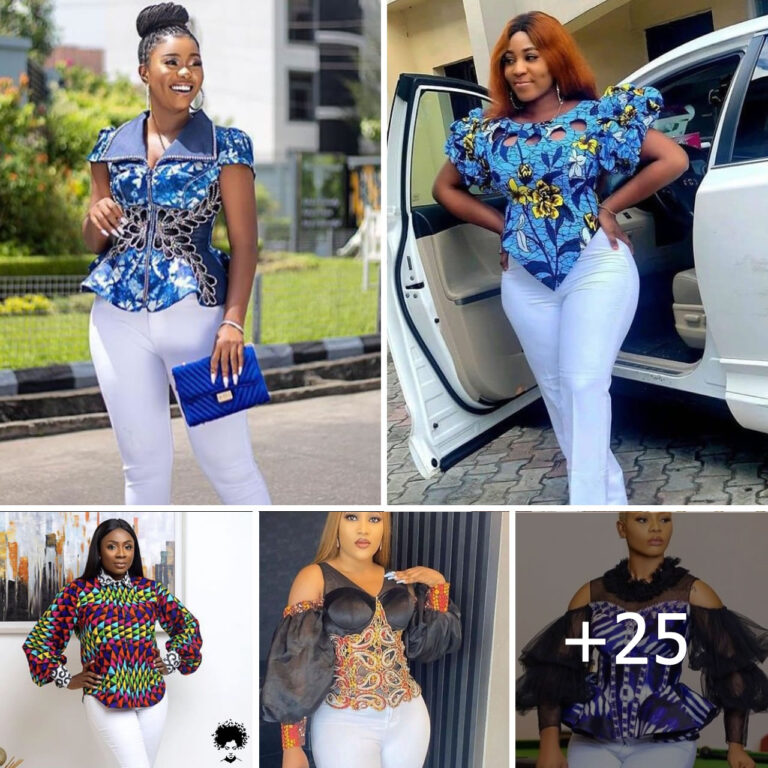 Ankara One Shoulder Tops (20) – Fashion Lifestyle Trends