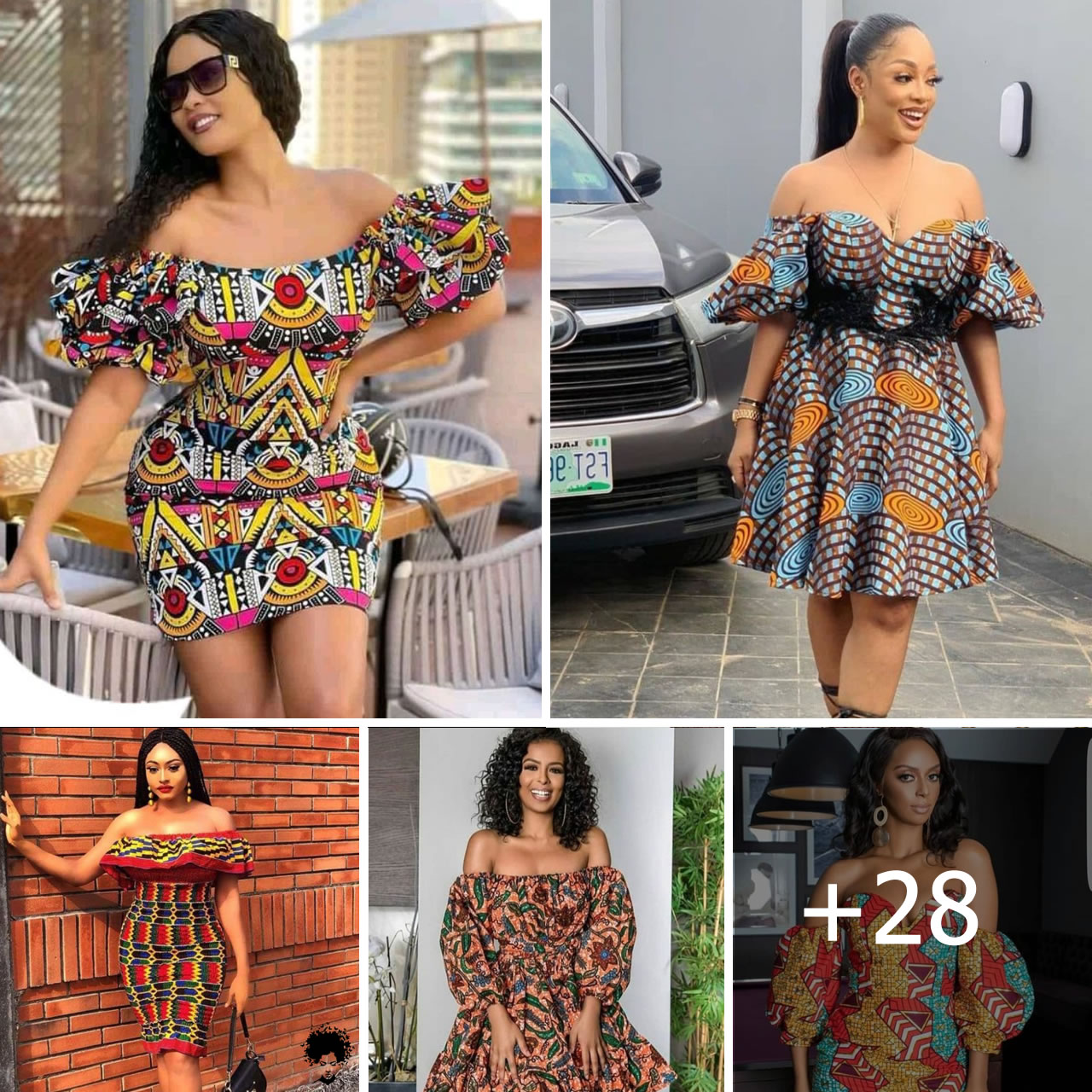 Trendy Off Shoulder Ankara Short Dress Styles Inspiration. – Fashion ...