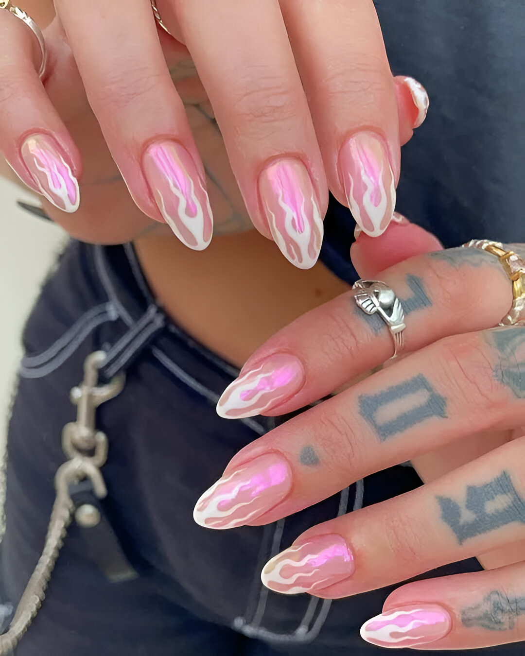 25 Fabulous Flame Nail Ideas To Make You The Hottest Girl - 197