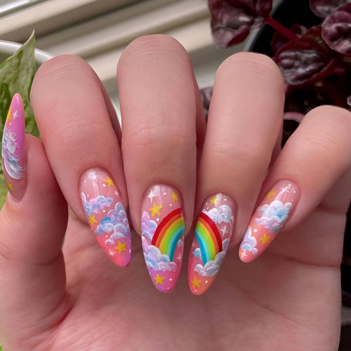 27 Enchanting Rainbow Nail Art Designs To Bring You Joy - 209
