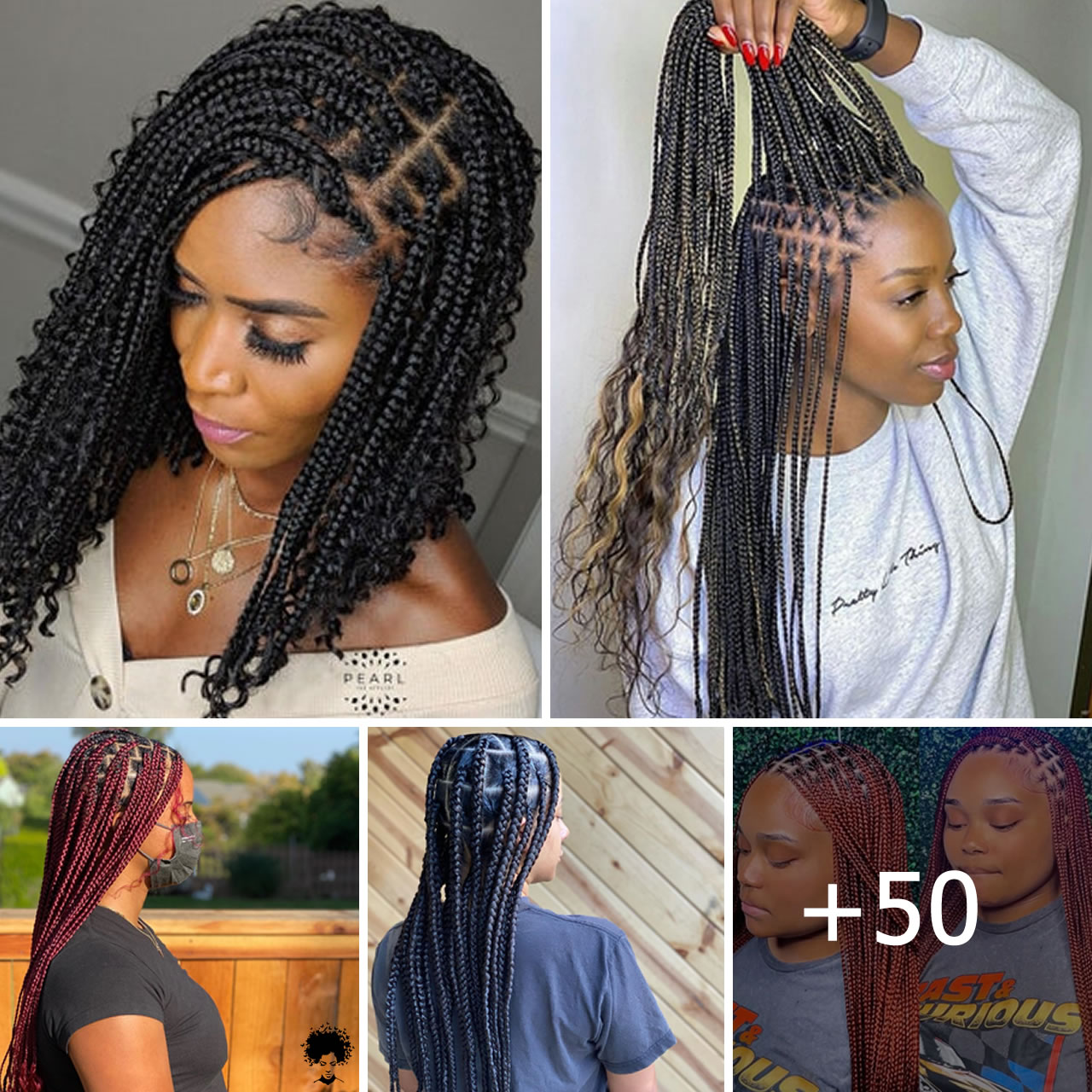 50 Cute Box Braids You Have to Try in 2023 – Fashion Lifestyle Trends