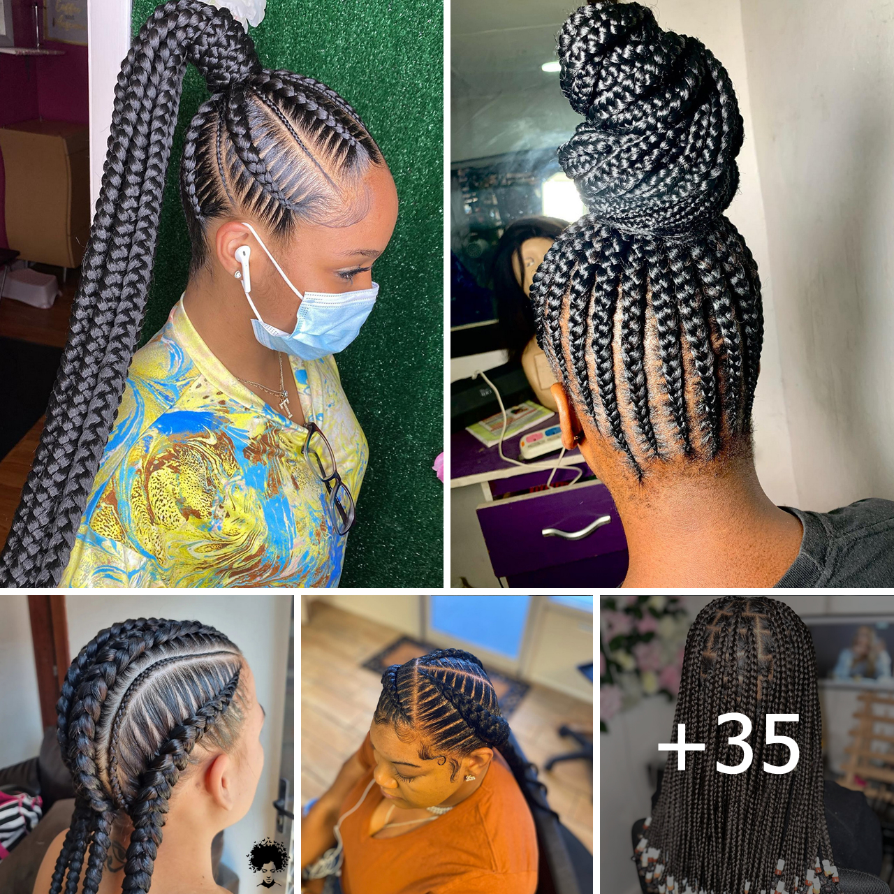 35 Must-Try Ghana Braids Hairstyles in 2023 – Fashion Lifestyle Trends