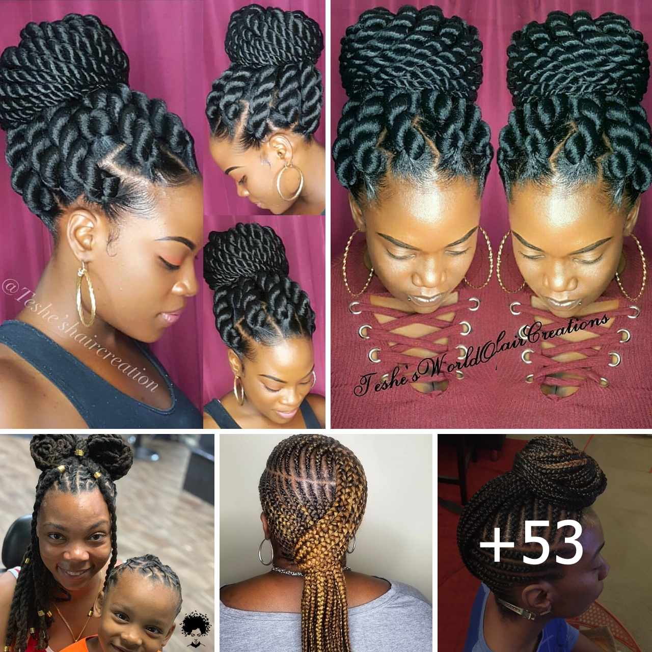 53 Fast and Fabulous Black Braided Hairstyles: Quick Styles for ...