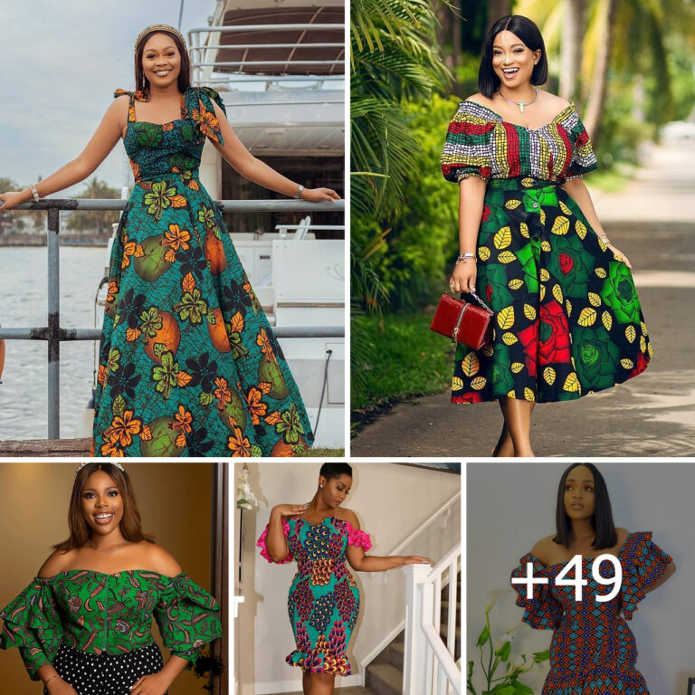 Recreate And Upgrade Your Wardrobe With These Classic Ankara Short Gown ...