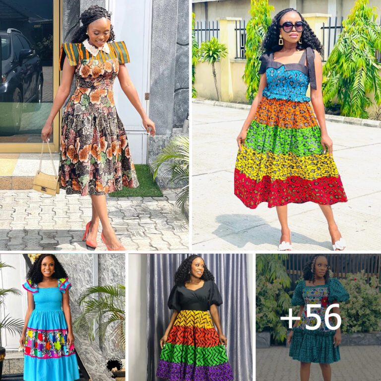 The Hottest Ankara Styles For Beautiful Women 2024 (35) Fashion