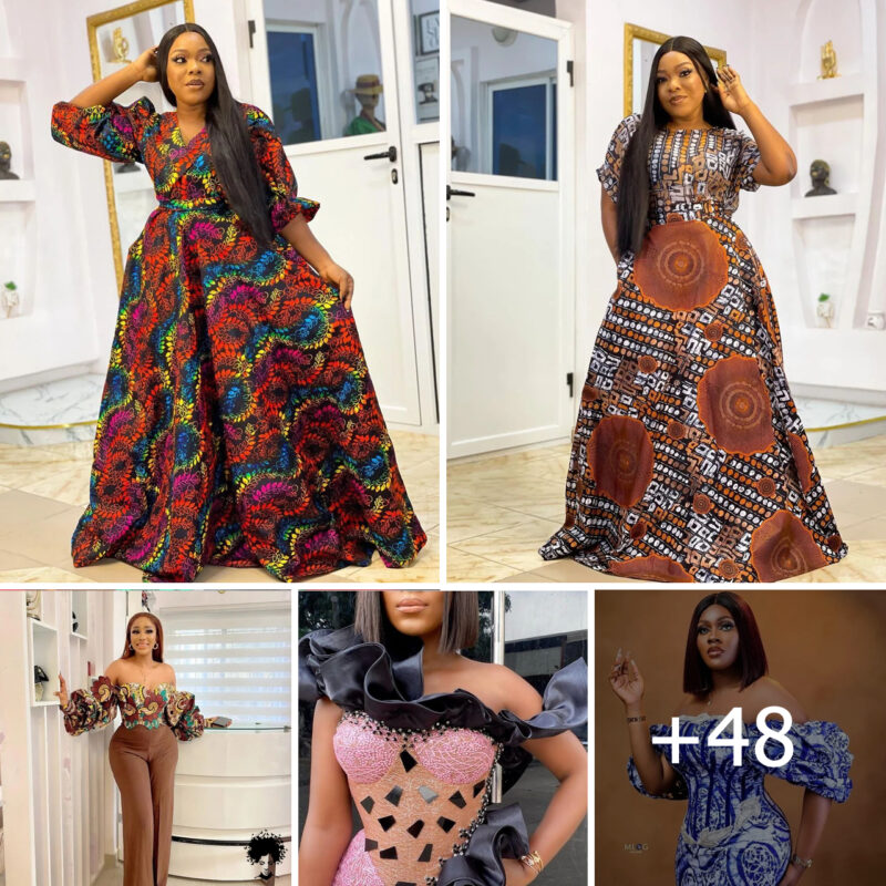 2024 Ankara Styles For Ladies Discover Unique And Trendsetting Designs   Exploring 2024s Latest Ankara Fashion Stylish And Unique Dresses For Every Lady 800x800 