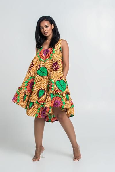 Recreate And Upgrade Your Wardrobe With These Classic Ankara Short Gown ...