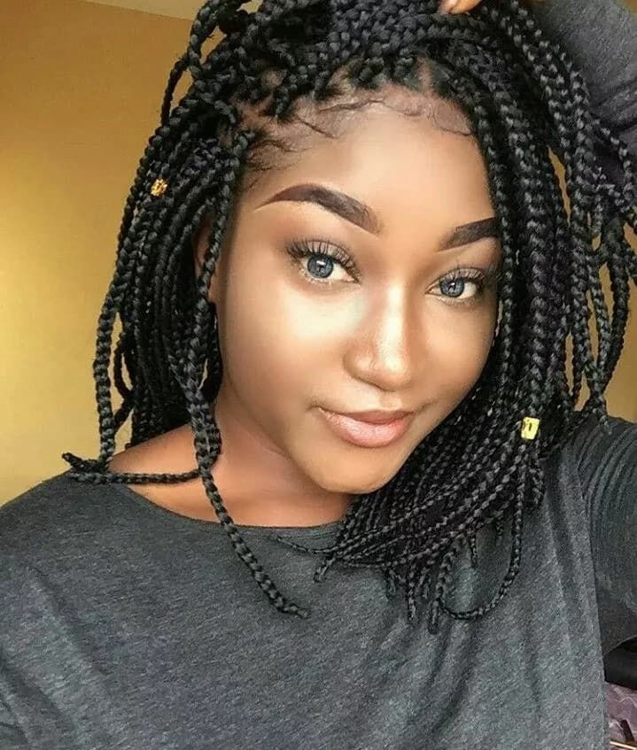 Short Box Braids Hairstyles for Divas 2024 (9) – Fashion Lifestyle Trends